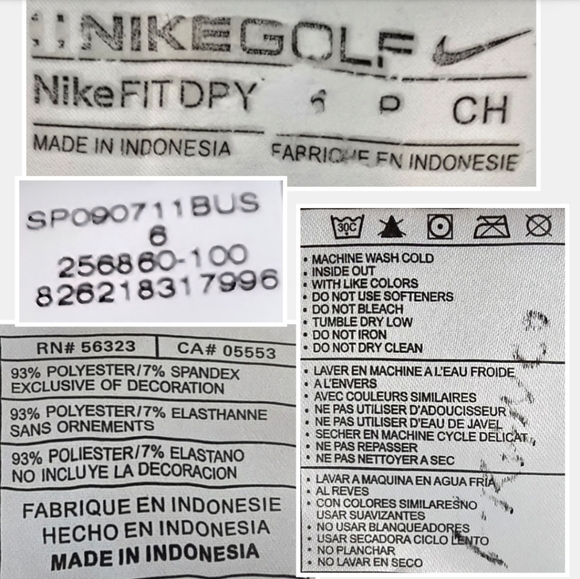 Nike Women's Petite White Golf Capri Pants, Size 6 - Picture 6 of 9